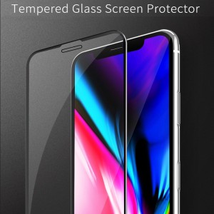 Proteggi schermo in vetro temperato stampato in seta 2.5D per XI / XI MAX 2019